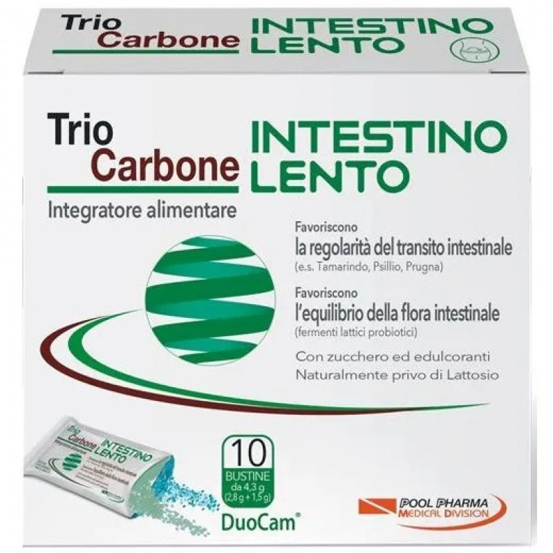 Trio carbone Intestino Lento 10 bustine