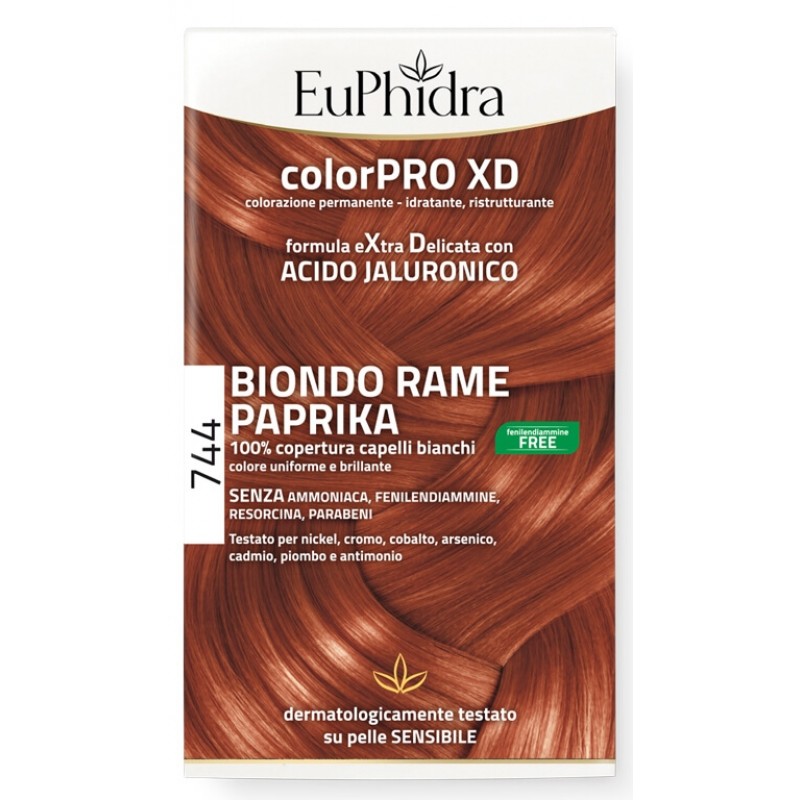 EUPHIDRA COLORPRO XD744 BIONDO RAME - PAPRIKA