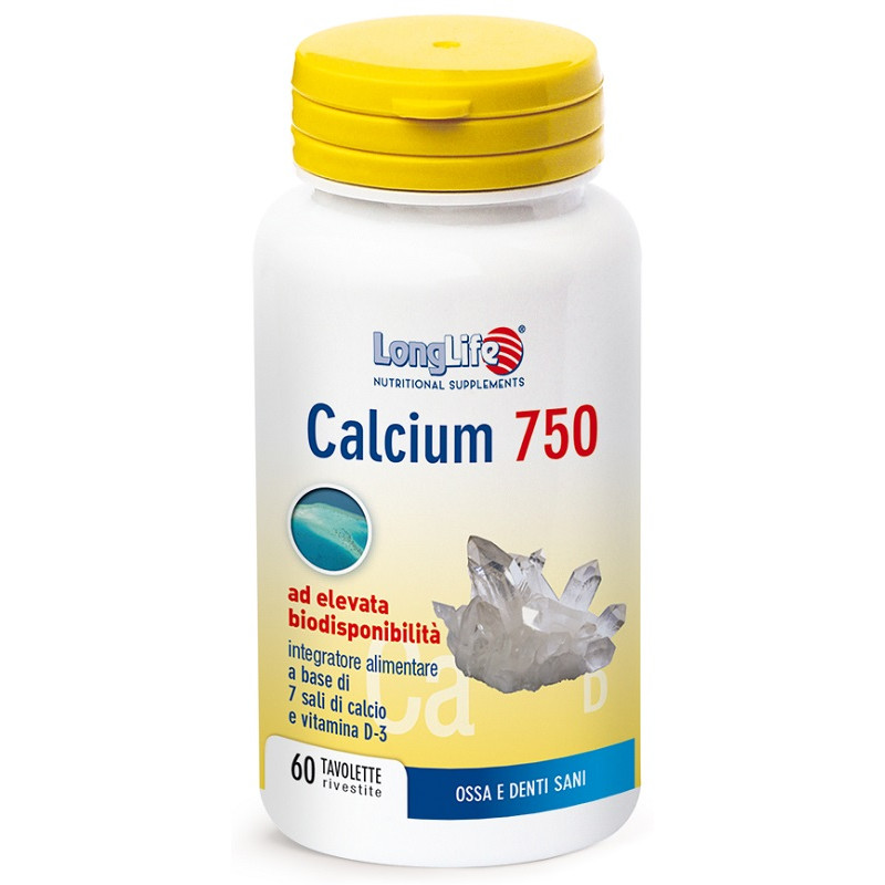 LONGLIFE Calcium 750mg 60 Tav.