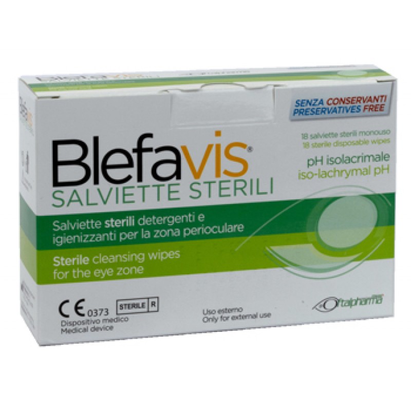 BLEFAVIS SALVIETTE STERILI 18PZ