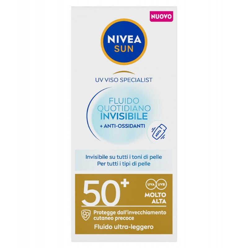 NIVEA SUN VISO FLUIDO INVIS50+