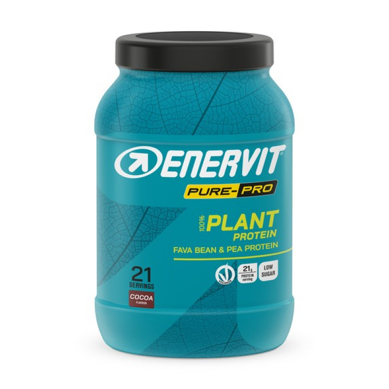Enervit Pure Pro 100% Plant Protein - Cacao - Barattolo da 630g