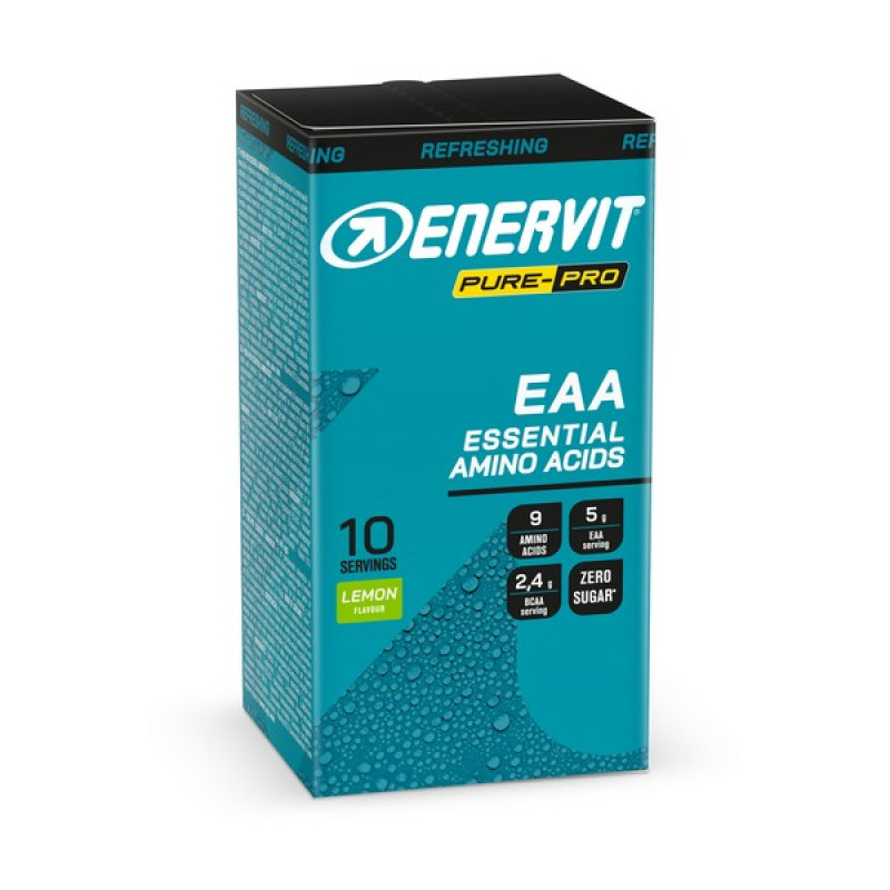 Enervit Pure Pro EEA Essential Aminoacids - Limone - Astuccio da 10 buste