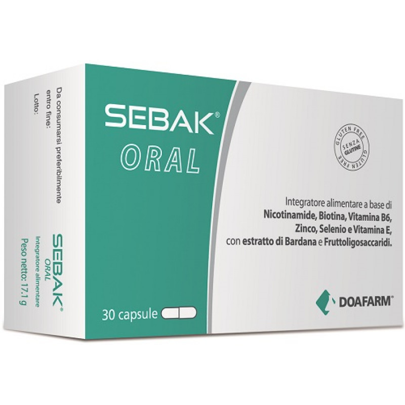 Sebak Oral Integratore 30 Capsule
