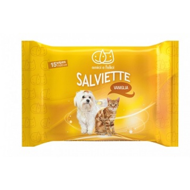 SALVIETTE VANIGLIA 15PZ