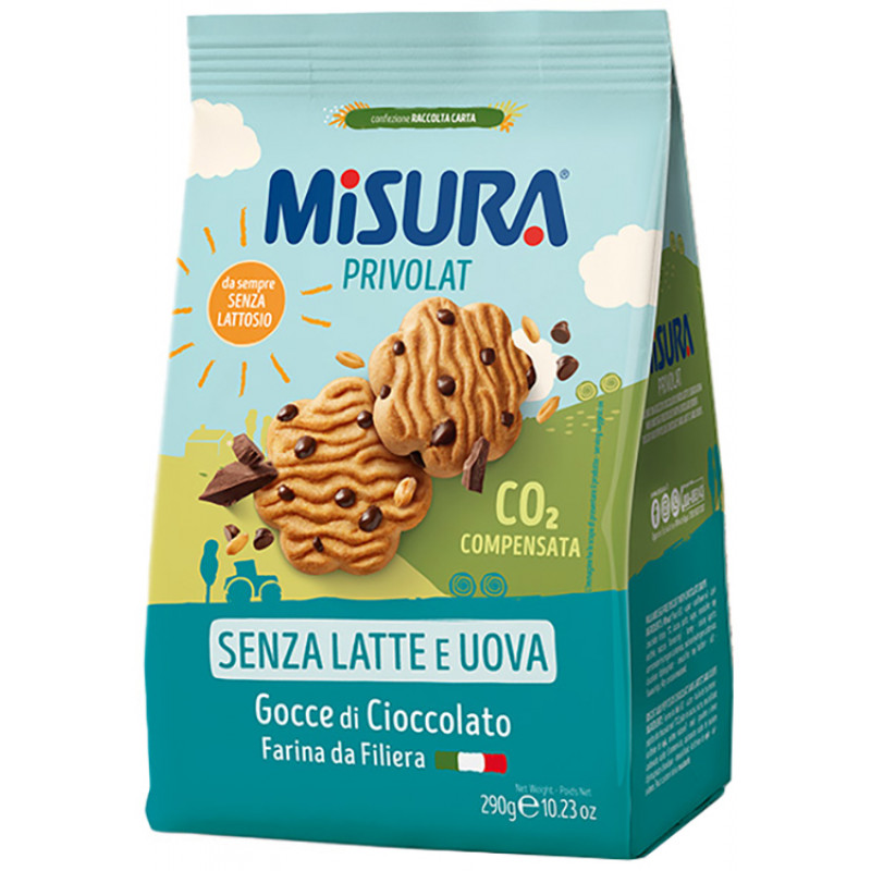 Misura Privolat Biscotti Con Gocce Di Cioccolato 290 g