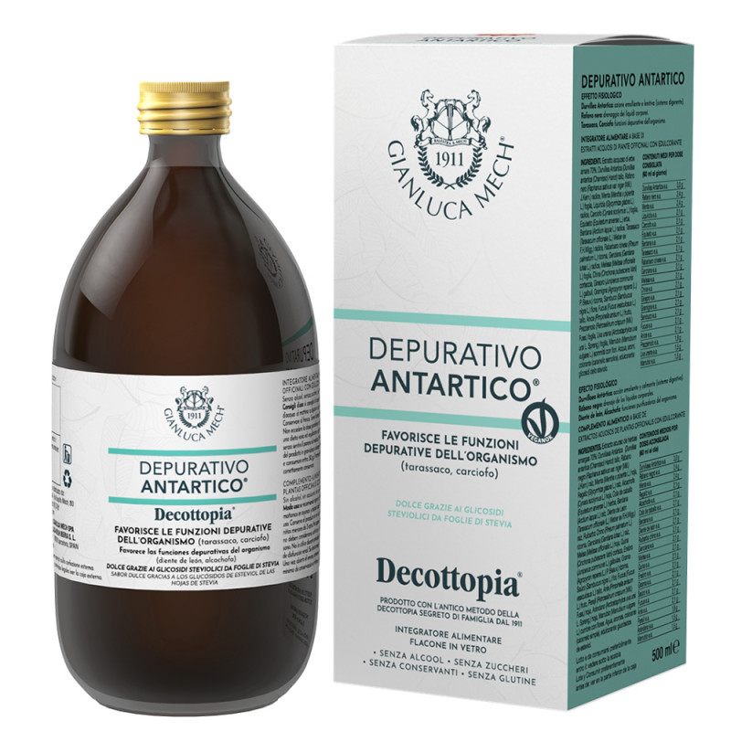 Gianluca Mech Decottopia Depurativo Antartico Con Stevia Integratore 500 ml