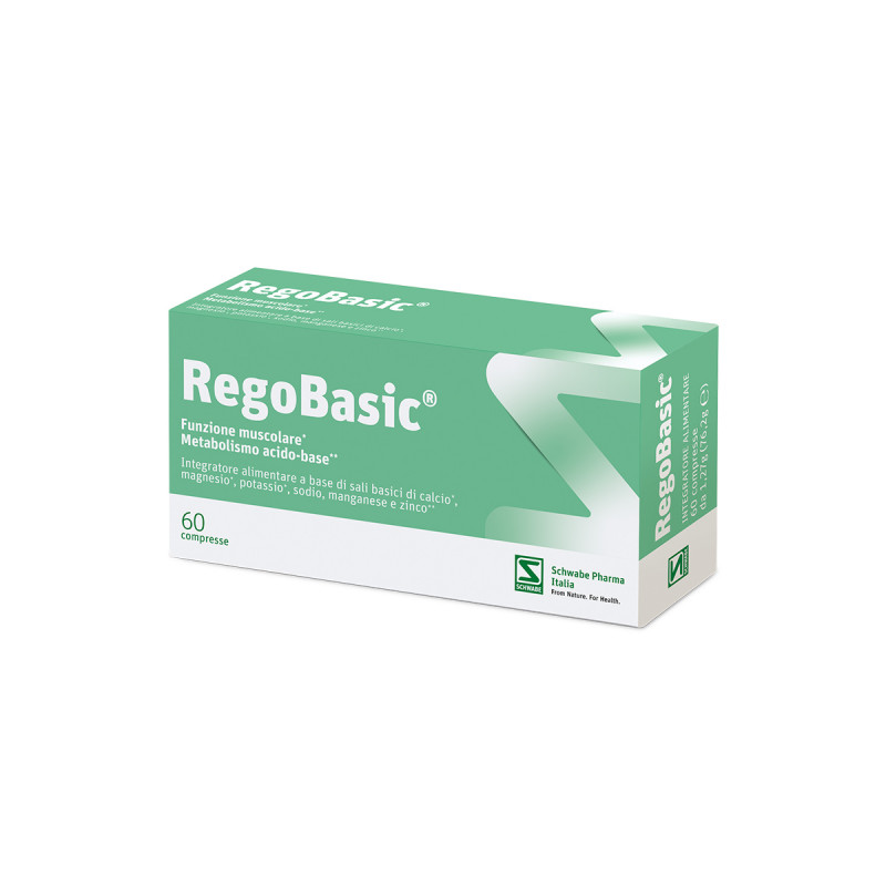 Pegaso Regobasic Integratore Di Sali Basici 60 Compresse