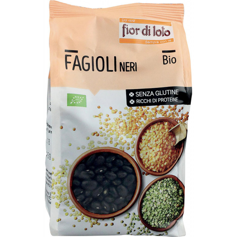 Fior di Loto Fagioli Neri Senza Glutine Bio 400 g