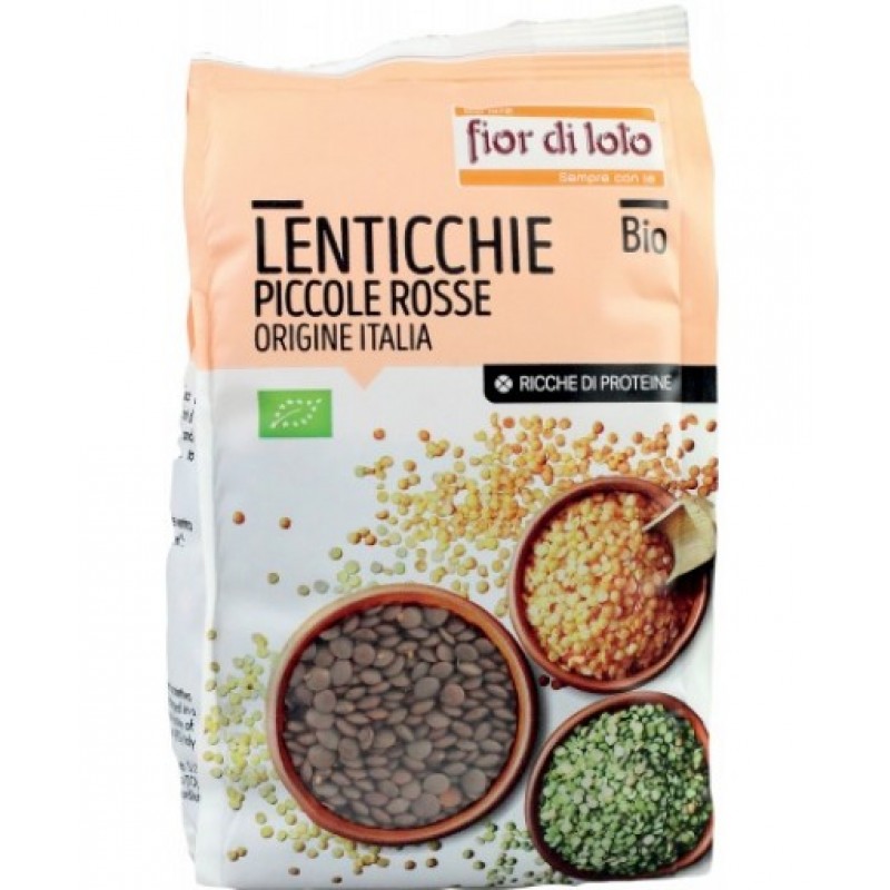 Fior Di Loto Lenticchie Piccole di Rodi Biologiche 400 g
