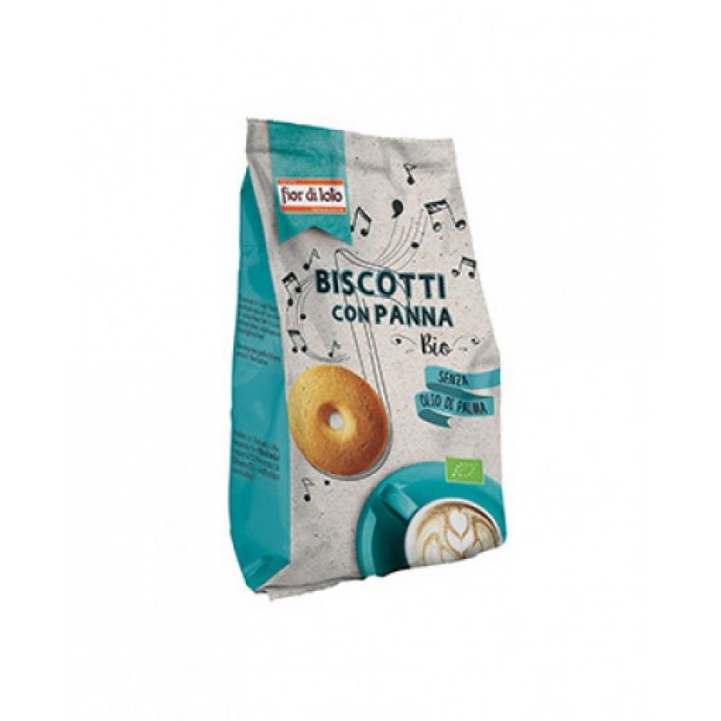 Fior di Loto Biscotti con Panna Bio e Senza Olio di Palma