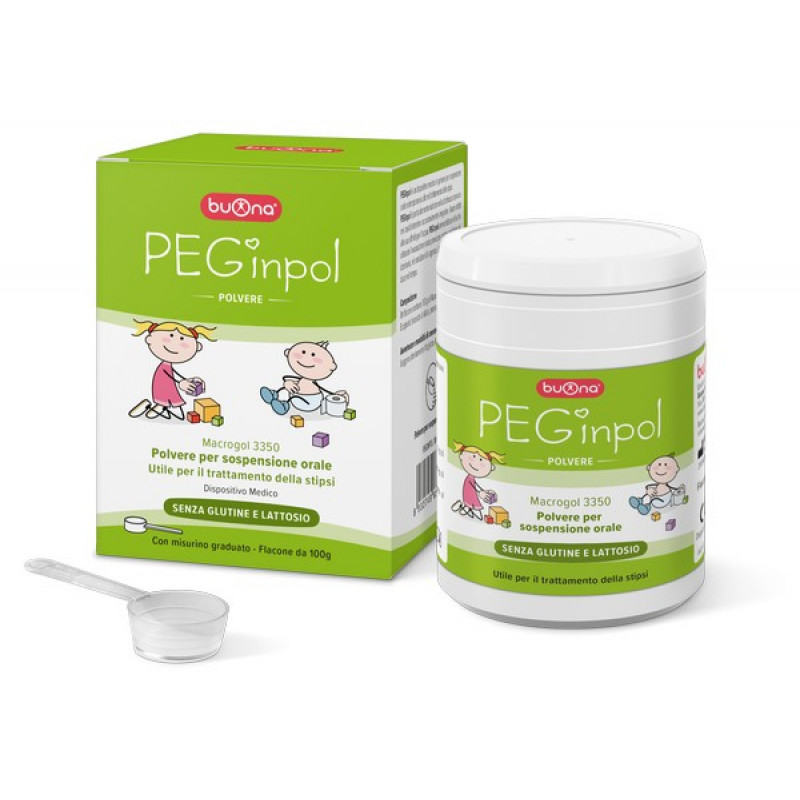 PEGinpol Macrogol Trattamento Stipsi nei Neonati e Bambini 100 g