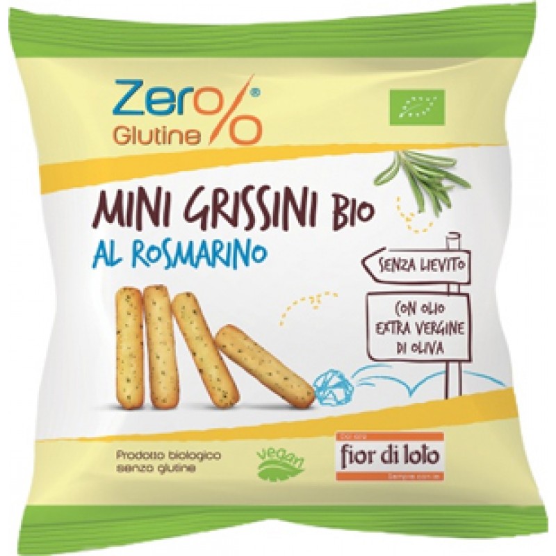 FIOR DI LOTO Mini-Grissini Rosm.Bio 30g