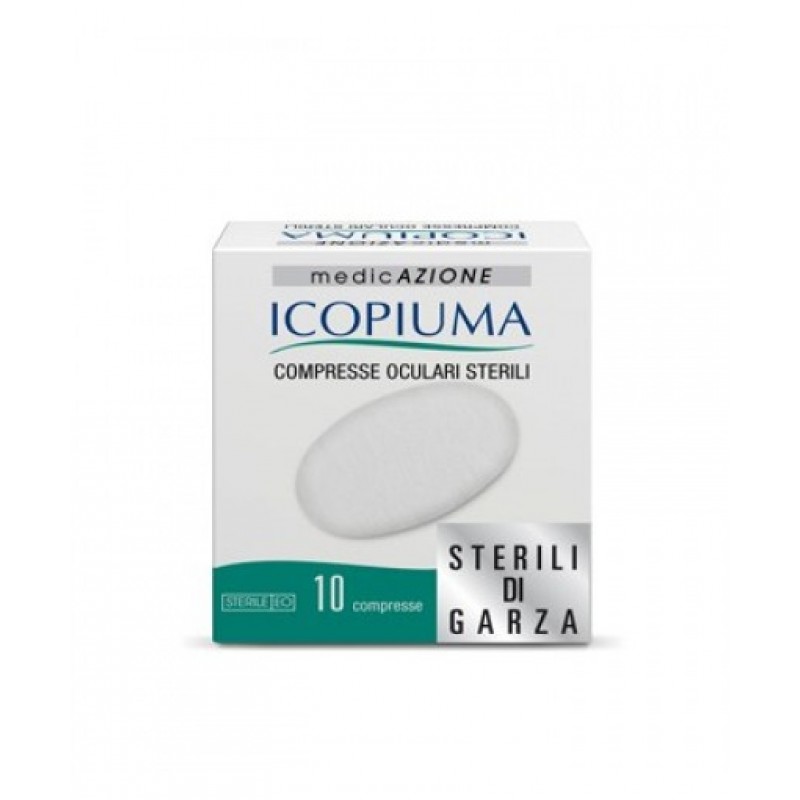 Icopiuma Compresse Oculari Adesive Sterili 10 Pezzi