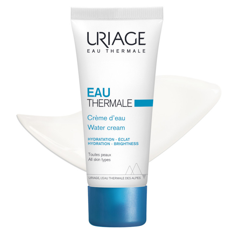 URIAGE EAU THERMALE Crema viso idratante con ACIDO IALURONICO I 24H di Idratazione, luminosità e morbidezza - 40 ml