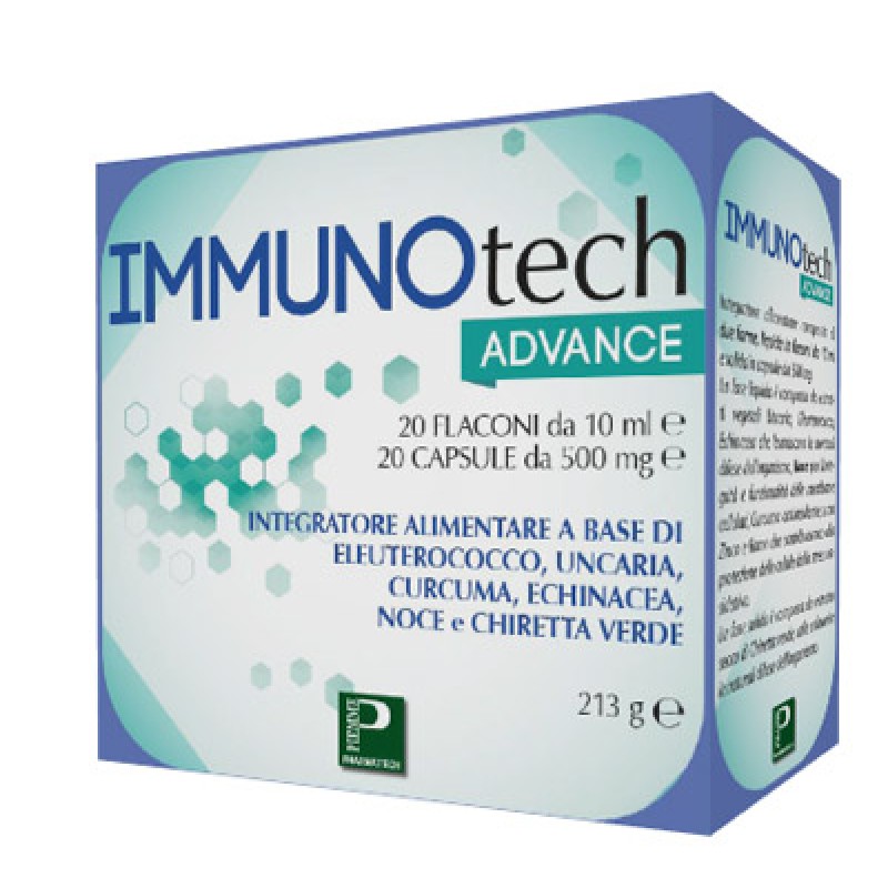 Immunotech Advance Integratore 20 Flaconcini + 20 Capsule