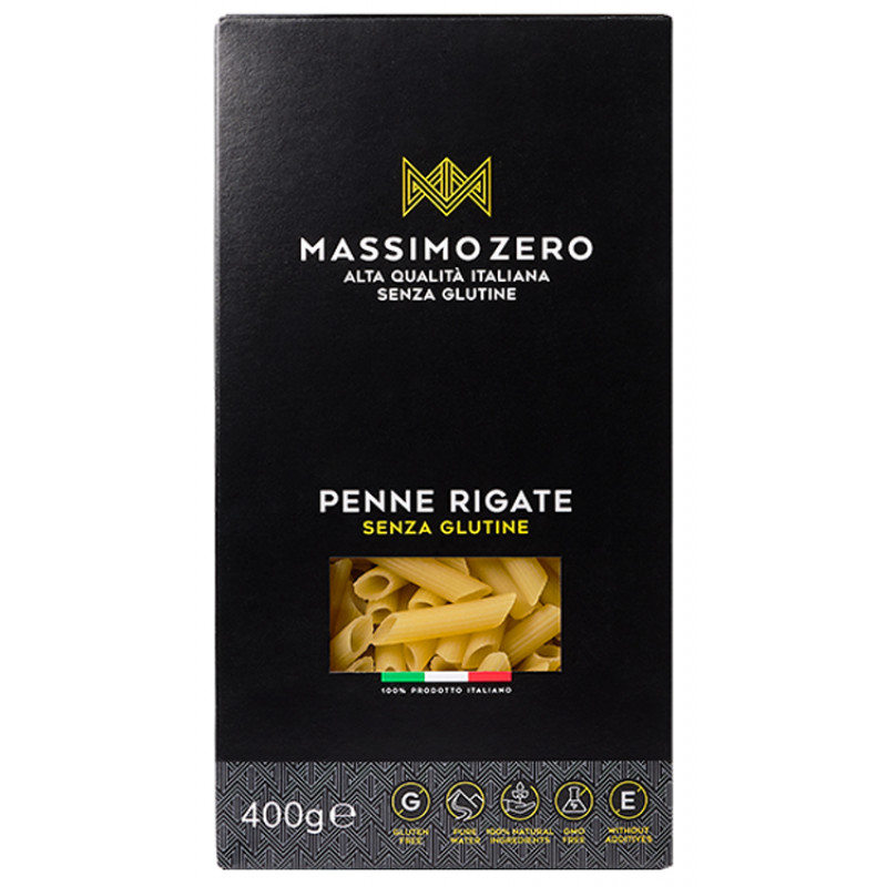 Massimo Zero Penne Rigate Pasta Senza Glutine 400 g