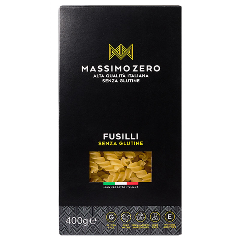 Massimo Zero Fusilli Pasta Senza Glutine 400 g