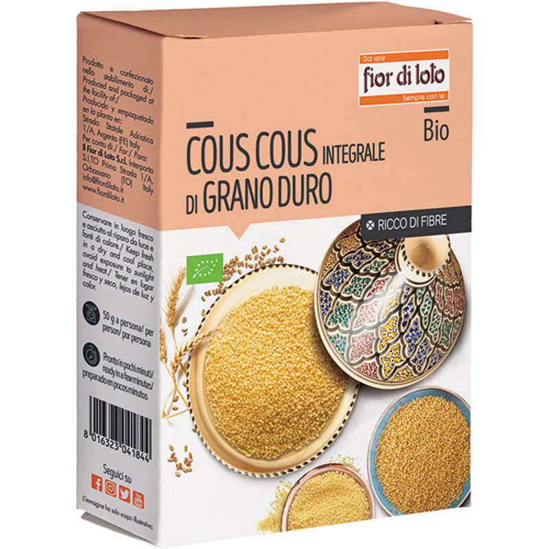 Fior Di Loto Cous Cous Di Grano Duro Integrale Biologico 500 g