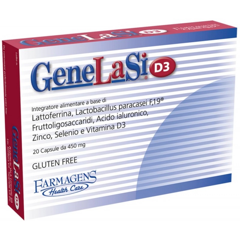 Genelasi D3 Integratore Fermenti Lattici 20 Capsule