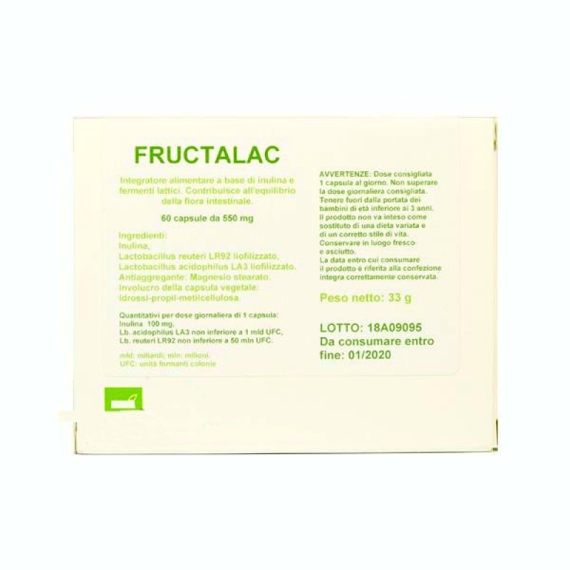 Oti Fructalac Integratore Di Fermenti Lattici 60 Capsule