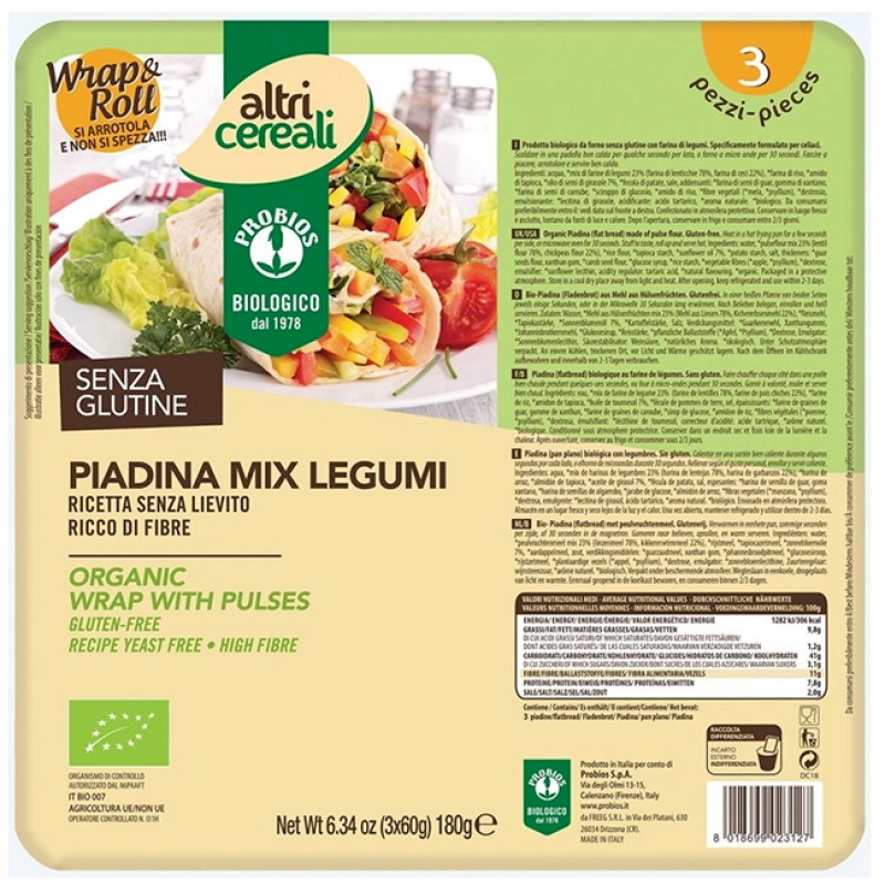 ALTRICEREALI PIADINA MIX LEGUM