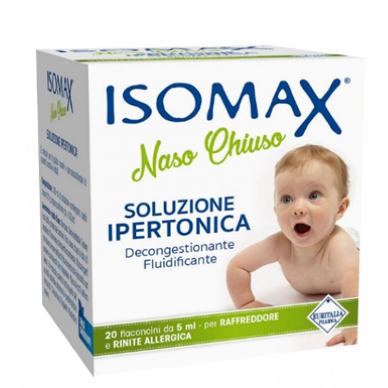 ISOMAX NASO CHIUSO SOLUZIONE IPERTONICA 20 flaconcini monouso da 5 ml