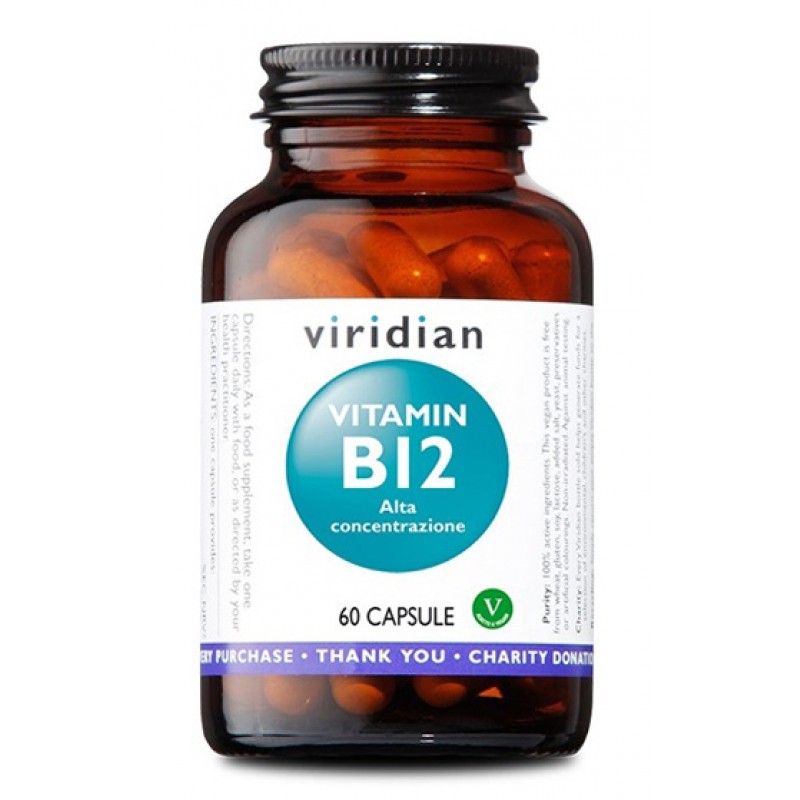 VIRIDIAN Vitamin B12 High 60 Cps Natur