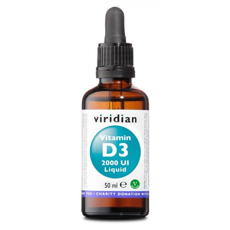 VIRIDIAN VITAMIN D3 2000UI LIQ