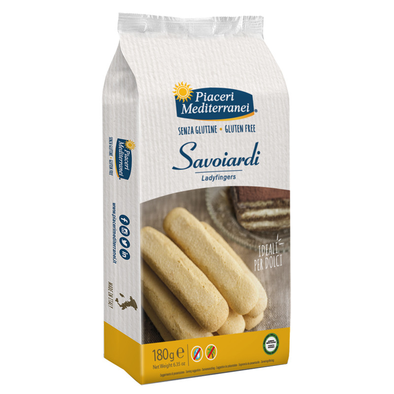 Piaceri Mediterranei Savoiardi Senza Glutine 180 g