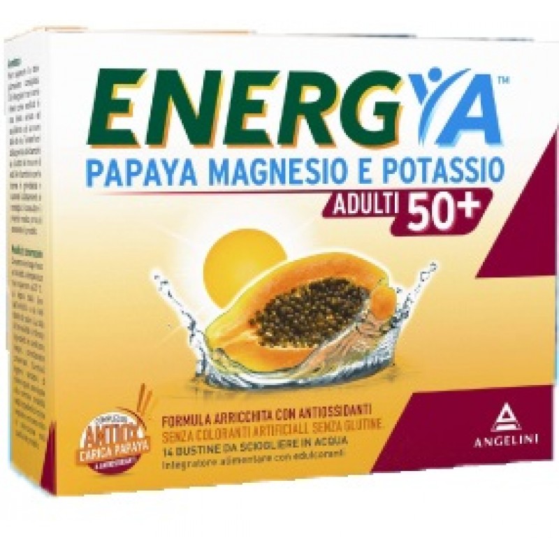 ENERGYA PAPAYA MAGNESIO E POTASSIO ADULTI 50+ 14 BUSTINE