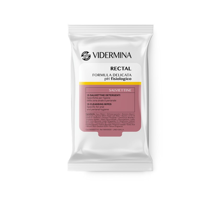 VIDERMINA RECTAL SALVIETTE 15PZ