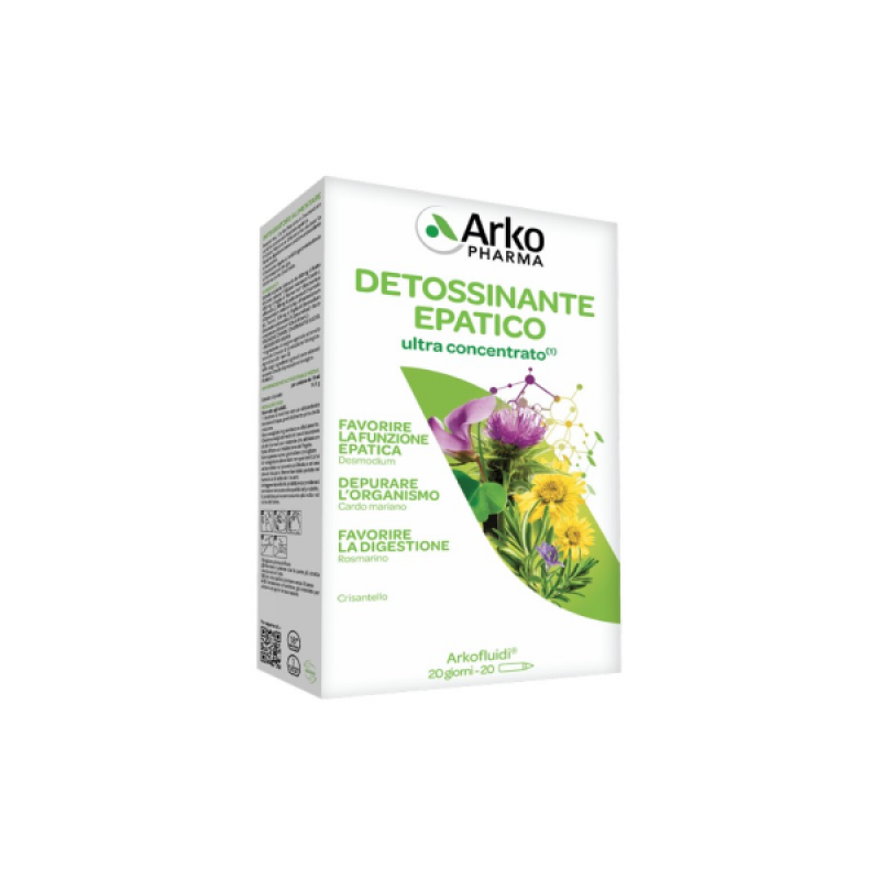Arkofluidi Detossinante Epatico 20Flaconcini