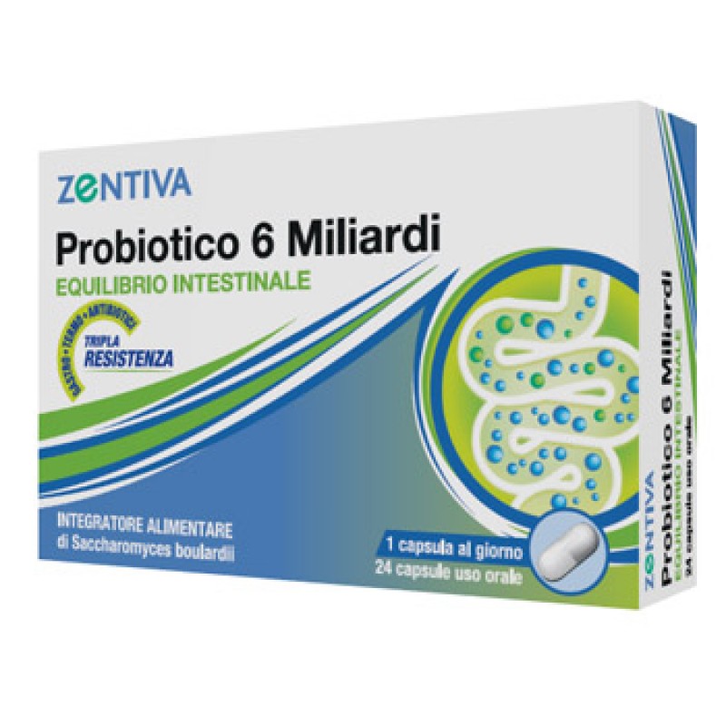 ZENTIVA PROBIOTICO 6 miliardi 24 capsule