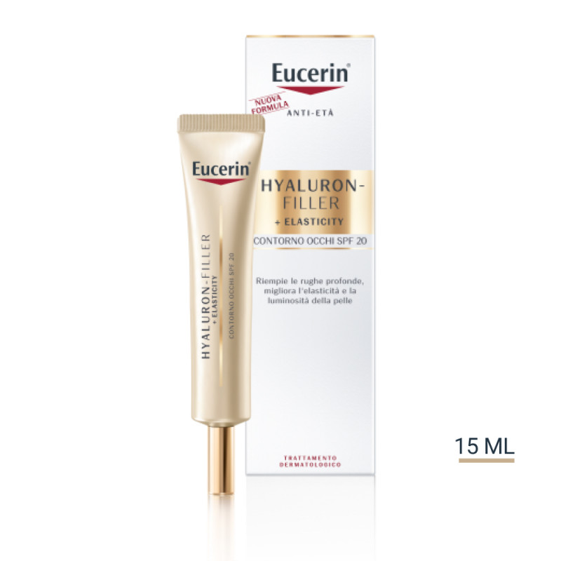 Eucerin Hyal-Filler Elasticity Contorno Occhi SPF15 15mL