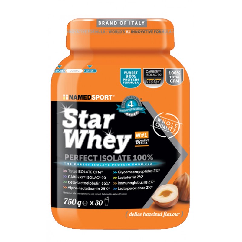 NAMEDSP.STAR WHEY HAZELNUT 750G