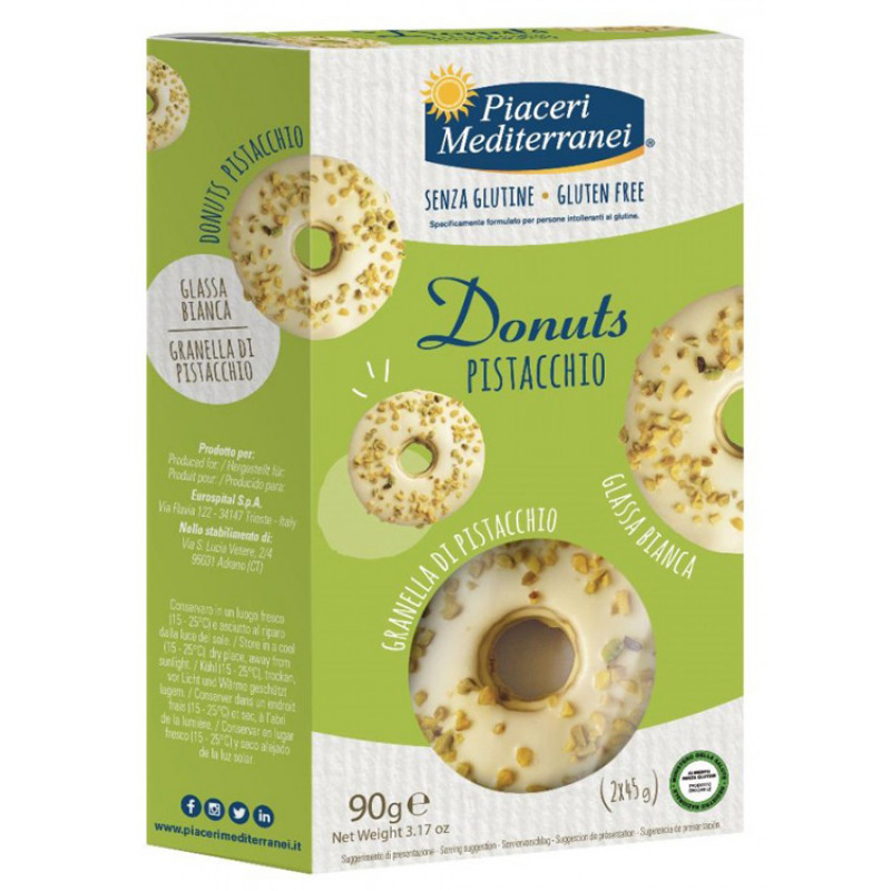 PIACERI MEDITERRANEI Donuts Pistacchio 2x45g
