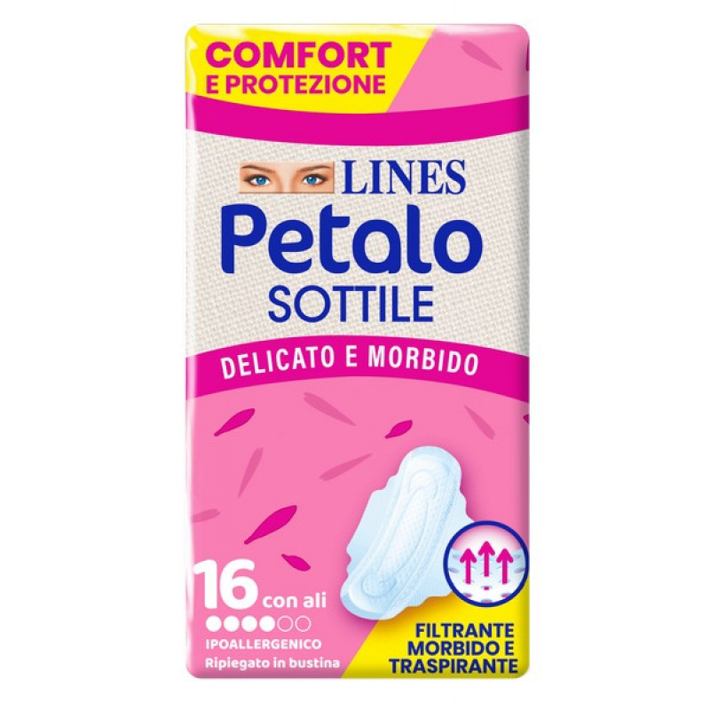 LINES PETALO SOFT CON ALI 16PZ