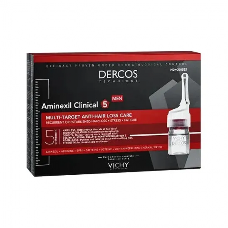 DERCOS AMINEXIL Uomo 12f.6ml