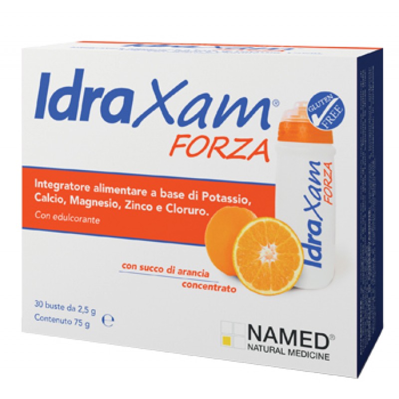 Named IdraXam FORZA Integratore idrosalino 30 Bustine