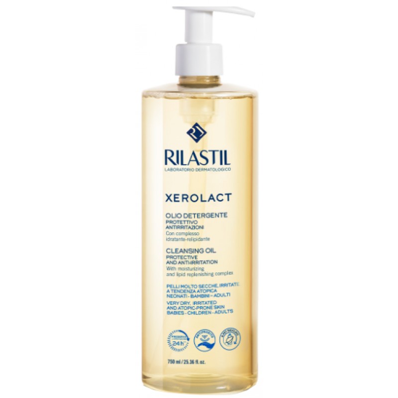 Rilastil Xerolact Olio Detergente Viso e Corpo 750mL