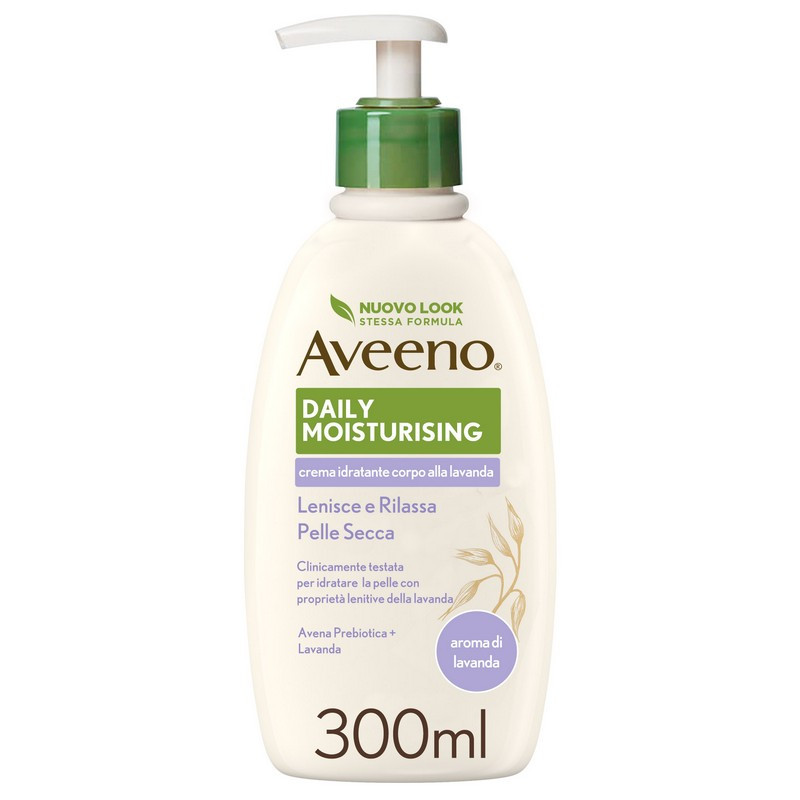 Aveeno Crema Idratante Corpo Lavanda PROMO 300 ml