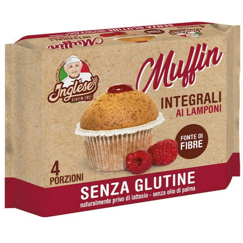 INGLESE Muffin Integrali al Lampone 185g