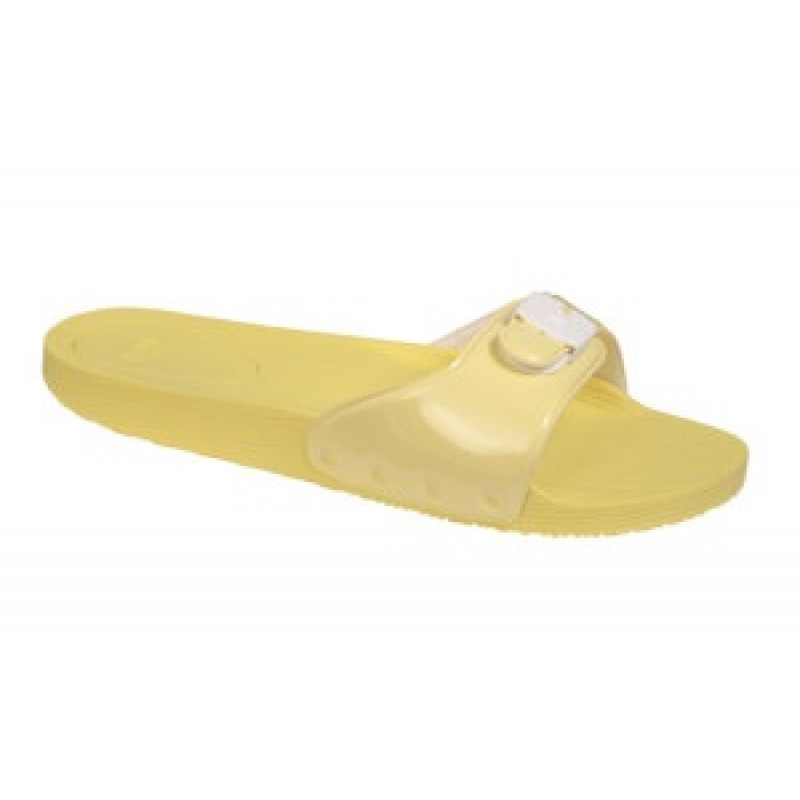 SCHOLL POP SYNPAT W YELLOW 36