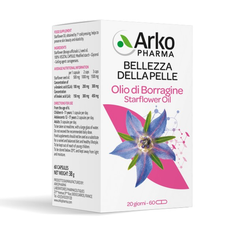 ARKOCAPSULE OLIO BORRAG 60CP BIO