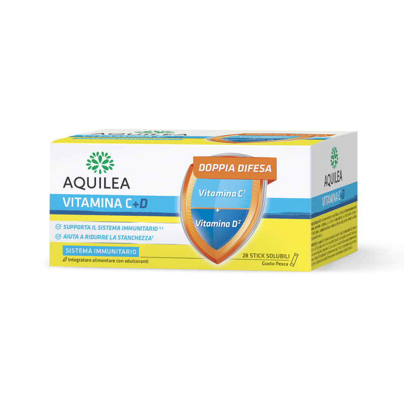 Aquilea Vitamina C+D Integratore Difese Immunitarie 28 Bustine