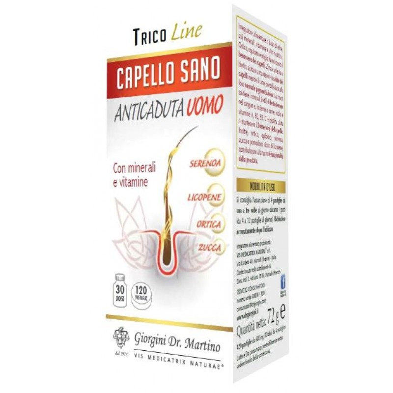 Capello Sano Anticaduta Uomo 120 Pastiglie
