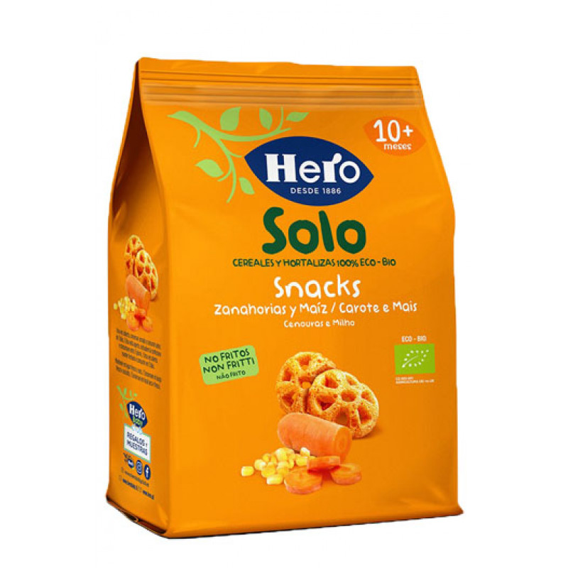 HERO SOLO SNACK CAROTA/MAIS40G