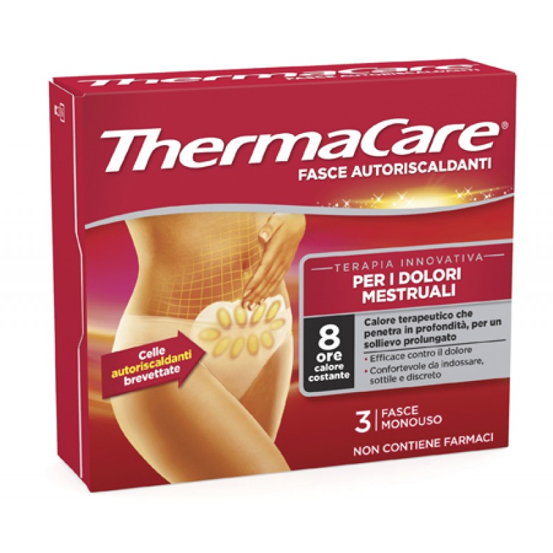 Thermacare Fasce Autoriscaldanti per dolori mestruali 3 pezzi