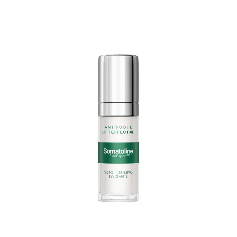 Somatoline SkinExpert, Lift Effect 4D Siero Intensivo Viso Filler Antirughe, Siero Viso Anti-età, Acido Ialuronico 30ml